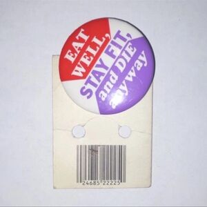 Kaplan Red and Purple Button